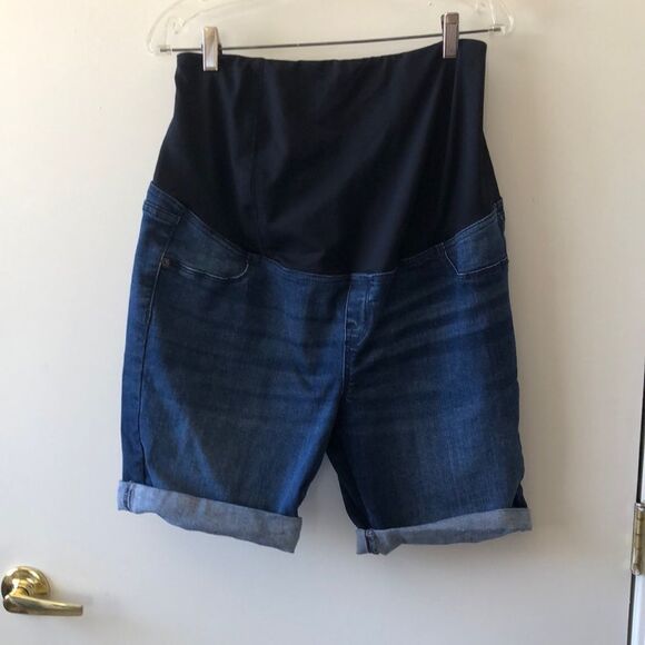 Isabel Maternity Bermuda Shorts Size 16 Gently Used - Picture 1 of 5